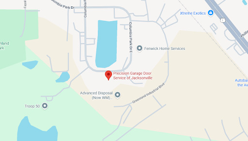 Jacksonville Service Area Map