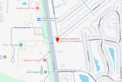 St. Augustine Service Area Map